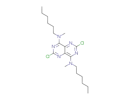 2,6-dichloro-4,8-bis(N-methylhexylamino)pyrimido[5,4-d]pyrimidine