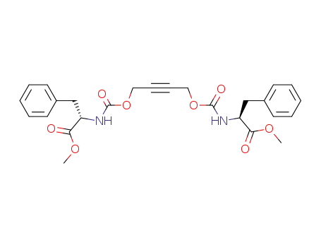 (S)-2-[4-((S)-1-Methoxycarbonyl-2-phenyl-ethylcarbamoyloxy)-but-2-ynyloxycarbonylamino]-3-phenyl-propionic acid methyl ester