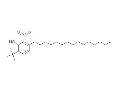 3-n-pentadecyl-6-tert-butyl-2-nitrophenol