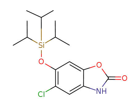 5-chloro-6-[(triisopropyl)oxy]-1,3-benzoxazol-2(3H)-one