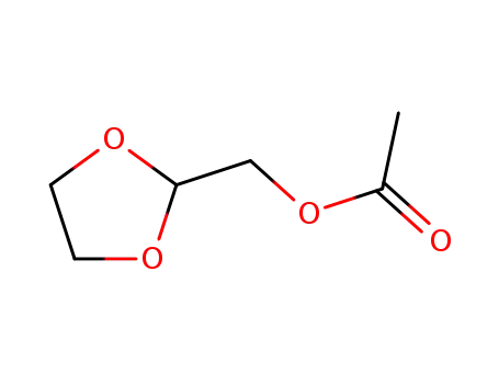 Molecular Structure of 66176-87-2 (1,3-Dioxolane-2-methanol, acetate)