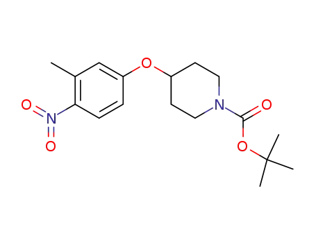 1-tert-butyloxycarbonyl-4-(4-nitro-3-methylphenyloxy)piperidine