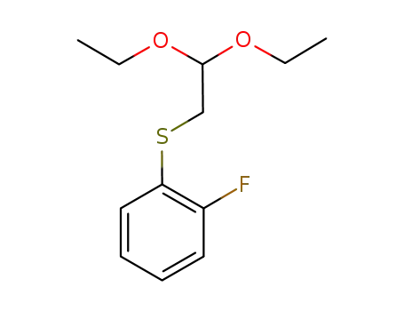 2-fluorobenzenethioacetaldehyde diethyl acetal