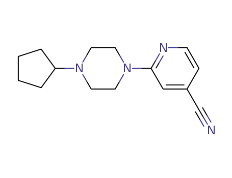 2-(4-cyclopentyl-piperazin-1-yl)-isonicotinonitrile