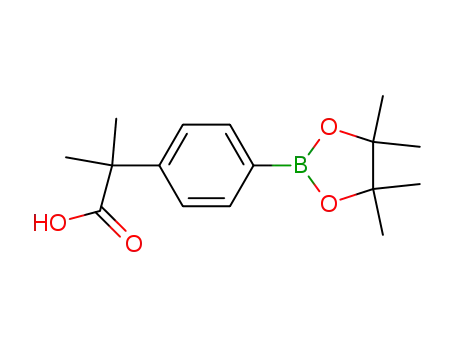 2-methyl-2-(4-(4,4,5,5-tetramethyl-1,3,2-dioxaborolan-2-yl)phenyl)propanoic acid
