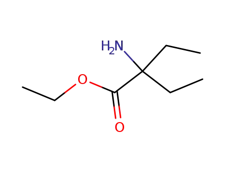 Molecular Structure of 189631-96-7 (Butanoic  acid,  2-amino-2-ethyl-,  ethyl  ester)