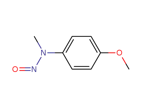 Molecular Structure of 940-11-4 (4-methoxy-N-methyl-N-nitrosoaniline)