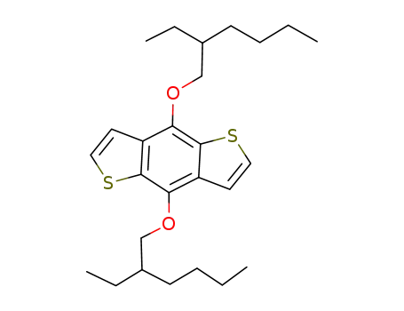 Molecular Structure of 1160823-77-7 (4,8-Bis[(2-ethylhexyl)oxy]benzo[1,2-b:4,5-b']dithiophene)