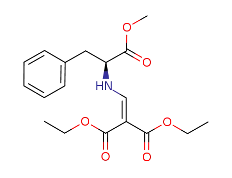 diethyl {[(1-methoxy-1-oxo-3-phenylpropan-2-yl)amino]methylidene}propanedioate