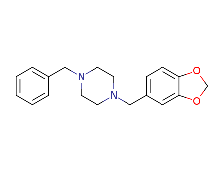 1-(benzo[d][1,3]dioxol-5-ylmethyl)-4-benzylpiperazine