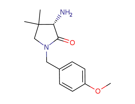 (S)-3-amino-1-(p-methoxybenzyl)-4,4-dimethylpyrrolidin-2-one