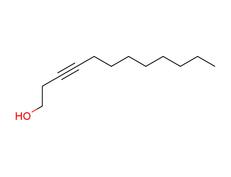 Molecular Structure of 55182-73-5 (3-Dodecyn-1-ol)