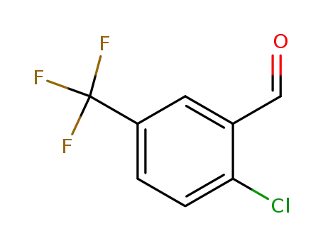 Molecular Structure of 82386-89-8 (2-Chloro-5-trifluoromethylbenzaldehyde)