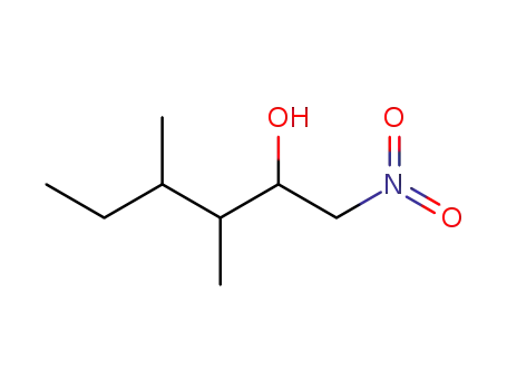 Molecular Structure of 64592-02-5 (2-Hexanol, 3,4-dimethyl-1-nitro-)