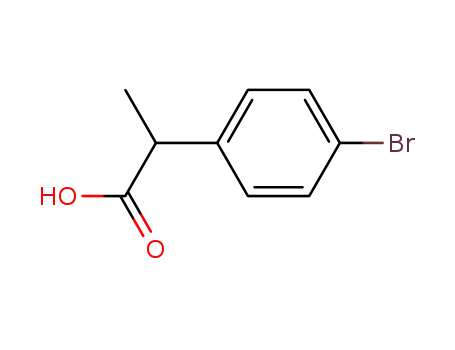 Molecular Structure of 53086-53-6 (2-(4-broMophenyl)propanoic acid)