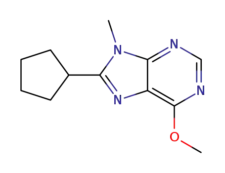 8-cyclopentyl-6-methoxy-9-methyl-9H-purine