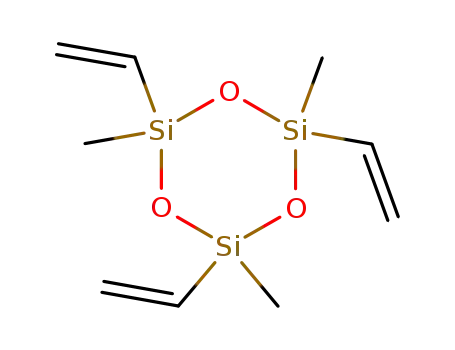 Molecular Structure of 3901-77-7 (1,3,5-TRIVINYL-1,3,5-TRIMETHYLCYCLOTRISILOXANE)