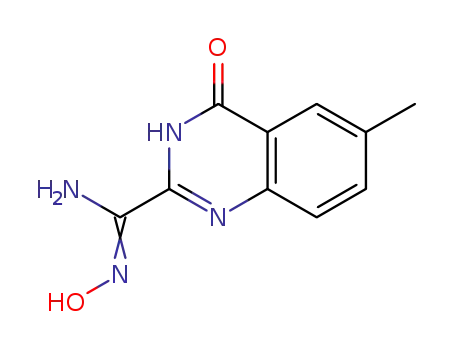 N'-hydroxy-6-methyl-4-oxo-3,4-dihydroquinazoline-2-carboximidamide