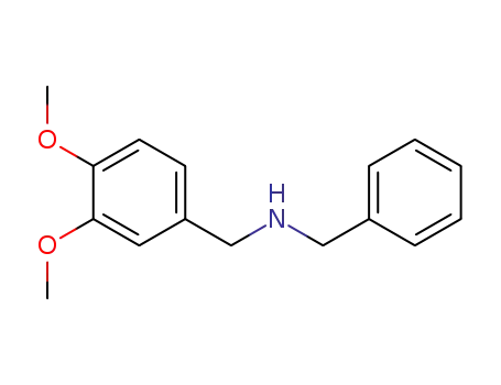 Molecular Structure of 13174-24-8 (BENZYL-(3,4-DIMETHOXY-BENZYL)-AMINE)