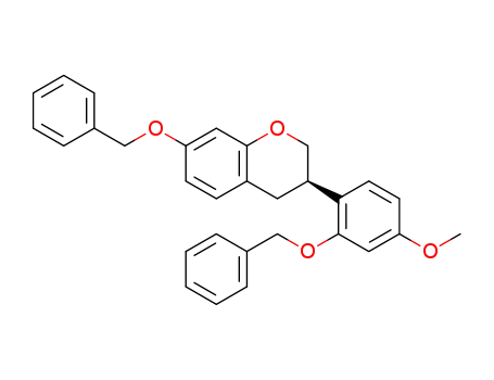 (R)-7-(benzyloxy)-3-(2-(benzyloxy)-4-methoxyphenyl)chromane