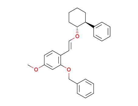 2-(benzyloxy)-4-methoxy-1-((E)-2-(((1R,2S)-2-phenylcyclohexyl)oxy)vinyl)benzene