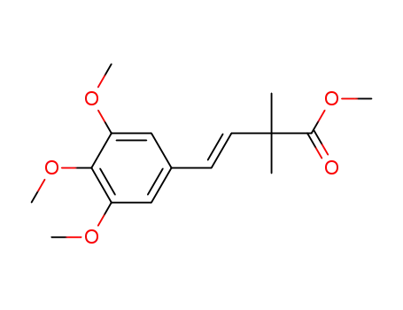 (E)-methyl 2,2-dimethyl-4-(3,4,5-trimethoxyphenyl)but-3-enoate