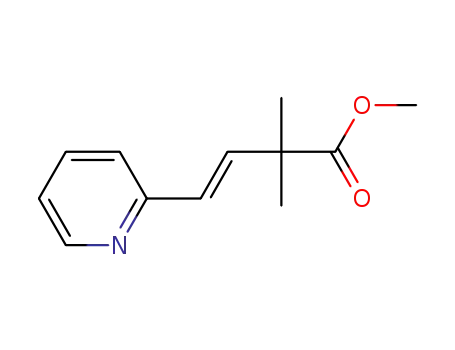 (E)-methyl 2,2-dimethyl-4-(pyridin-2-yl)but-3-enoate
