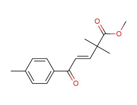 (E)-methyl 2,2-dimethyl-5-oxo-5-p-tolylpent-3-enoate