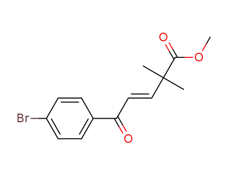 (E)-methyl 5-(4-bromophenyl)-2,2-dimethyl-5-oxopent-3-enoate