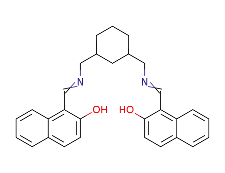 α,α'-bis(2-hydroxy-1-naphthaliminomethyl)-1,3-cyclohexane