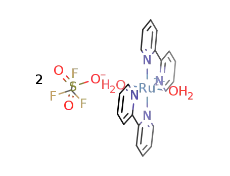 trans-[Ru(2,2'-bipyridyl)2(H2O)2](CF3SO3)2