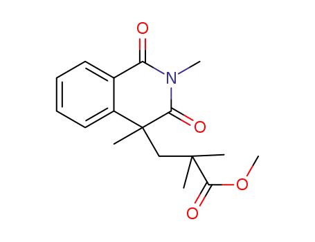 methyl 3-(2,4-dimethyl-1,3-dioxo-1,2,3,4-tetrahydroisoquinolin-4-yl)-2,2-dimethylpropanoate