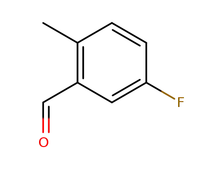 Molecular Structure of 22062-53-9 (5-Fluoro-2-methylbenzaldehyde)