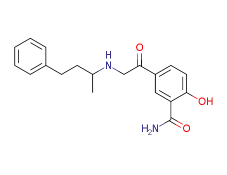 2-Hydroxy-5-(((1-methyl-3-phenylpropyl)amino)acetyl)benzamide