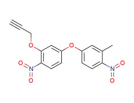 2-methyl-1-nitro-4-(4-nitro-3-(2-propyn-1-oxy)phenoxy)benzene
