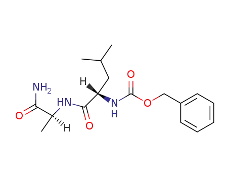 Molecular Structure of 62074-75-3 (L-Alaninamide, N-[(phenylmethoxy)carbonyl]-L-leucyl-)