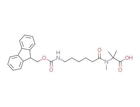 2-(6-{[(9H-fluoren-9-ylmethoxy)carbonyl]amino}-N-methylhexanamido)-2-methylpropanoic acid