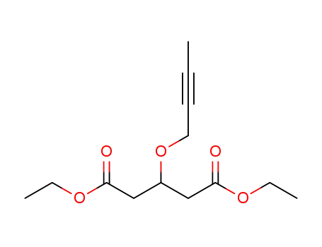 diethyl 3-(but-2-yn-1yloxy)glutarate