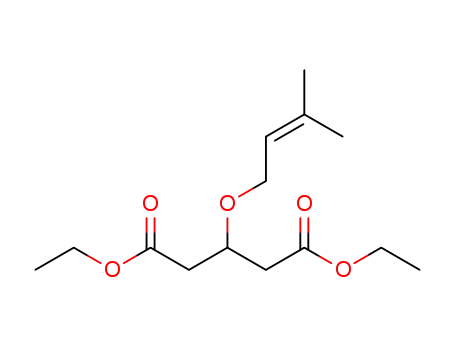 diethyl 3-(3,3-dimethylallyloxy)glutarate