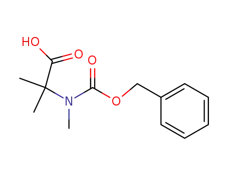 Molecular Structure of 144332-60-5 (N-CARBOBENZYLOXY-N,2-DIMETHYLALANINE)