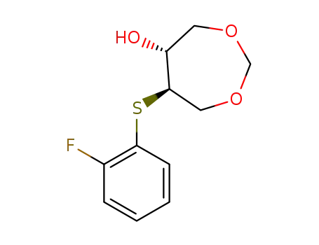 6-((2-fluorophenyl)thio)-1,3-dioxepan-5-ol