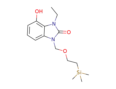 3-ethyl-4-hydroxy-1-((2-(trimethylsilyl)ethoxy)methyl)-1H-benzo[d]imidazol-2(3H)-one