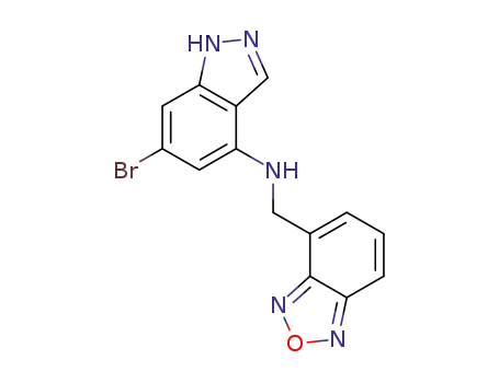 N-(benzo[c][1,2,5]oxadiazol-4-ylmethyl)-6-bromo-1H-indazol-4-amine