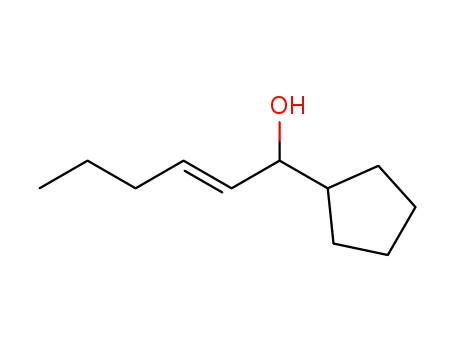 (E)-1-cyclopentylhex-2-en-1-ol