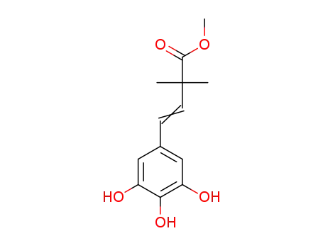 2,2-dimethyl-4-(3,4,5-trihydroxyphenyl)-3-butenoic acid methyl ester