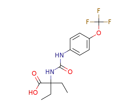 2-ethyl-2-({[4-(trifluoromethoxy)phenyl]carbamoyl}amino)butanoic acid