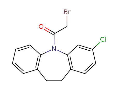 2-bromo-1-(3-chloro-10,11-dihydro-5H-dibenzo[b,f]azepin-5-yl)ethan-1-one