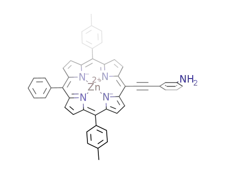 [5-(3'-aminophenylacetylene)-10,20-bis(4'-methylphenyl)-15-phenylporphyrinato]zinc(II)
