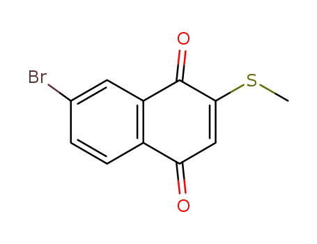 2-(7-bromo-1,4-naphthoquinone)methyl sulfide