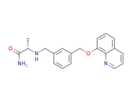 (S)-2-((3-((quinolin-8-yloxy)methyl)benzyl)amino)propanamide